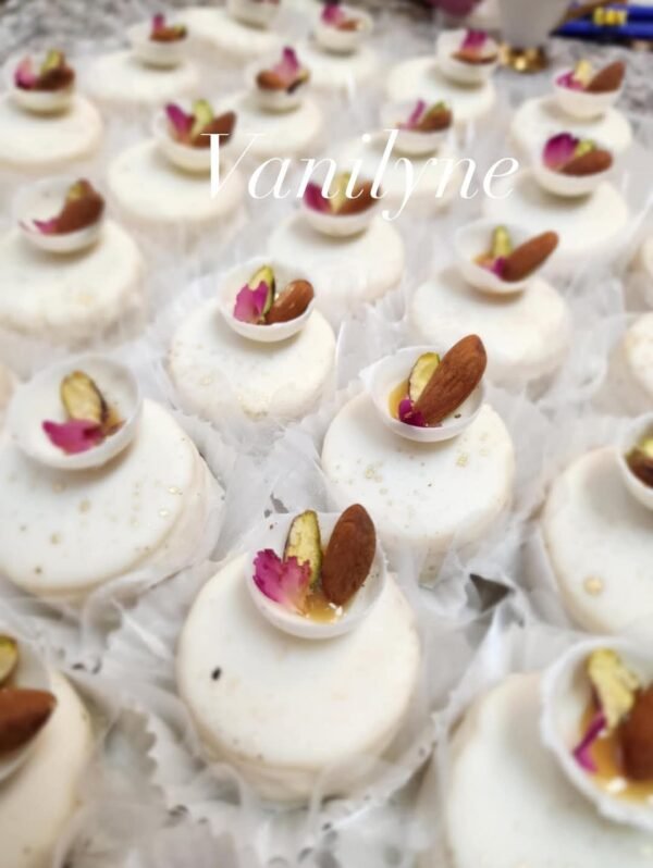 Sablés aux amandes chocolat blanc 